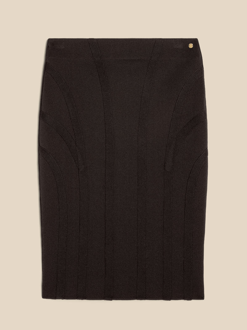 The Savvy Skirt -Ecru